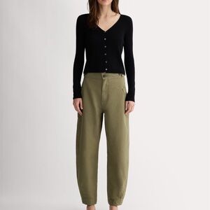 Everlane The Fatigue Barrel Pant in Bay Leaf sz 6